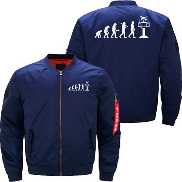 AIR TRAFFIC CONTROLLER FLIGHT CONTROLLER EVOLUTION BOMBER FLIGHT AVIATOR JACKET - PILOTSX